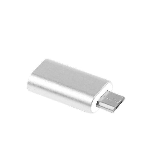 Planet Gates sliver 8Pin USB Cable Adapter For iPhone 8 7 X for Lightning to Micro USB Adapter Android Mobile Phone Cables Connector for Samsung HTC