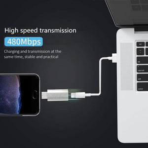 Planet Gates sliver 8Pin USB Cable Adapter For iPhone 8 7 X for Lightning to Micro USB Adapter Android Mobile Phone Cables Connector for Samsung HTC