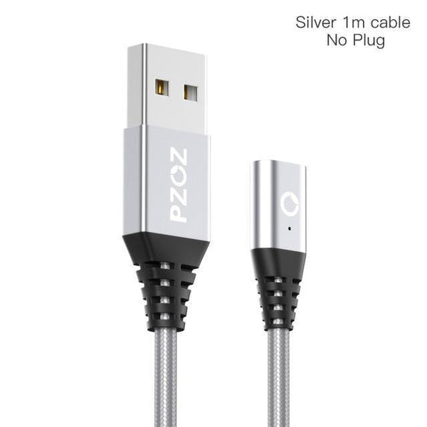 Planet Gates Sliver Cable / 1m PZOZ Micro USB Magnetic Cable Fast Charging Adapter Mobile Phone Cables Microusb Android Data Charger For Samsung Xiaomi Tablet