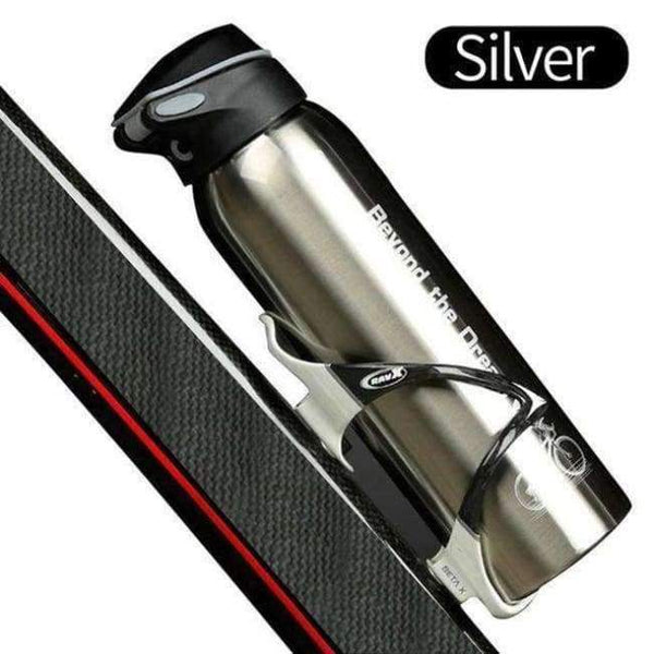 Planet Gates sliver Heat Preservation Bottle For Bicycle Stainless Steel Sport Cycling Bottle For Water Bike Accessories Outdoor Kettle S3