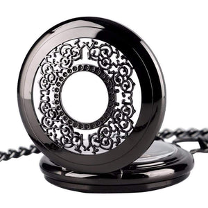 Planet Gates Sliver Pocket Watch Retro Silver Exquisite Necklace Classic Pendant Mechanical Hollow Women Skeleton Gift