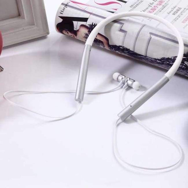 Planet Gates sliver Sports Earphone Bluetooth Headphone Sweat Proof Magnetic Earpiece Stereo Wireless Headset for Mobile Phone for iphone
