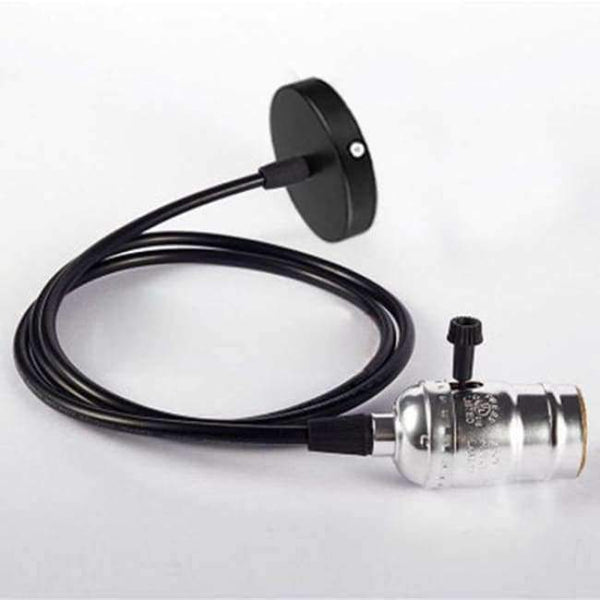 Planet Gates Sliver switch Vintage Industrial Retro Pendant Lamp Edison Light E27 Holder Iron Cage Lampshade Warehouse Style Light Fixture Indoor Lighting