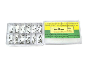 Planet Gates Slotted screws and H screws - Stainless Steel Assorted Screws Watch Tools For Repairs Watch 12 Sizes Watch Repair Tool Kit