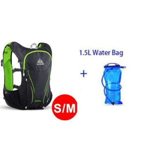 Planet Gates SM and bladder Outdoor Sports Backpack Women / Men Marathon Hydration Vest Pack for Exchange Cycling Hiking Running Water Bag