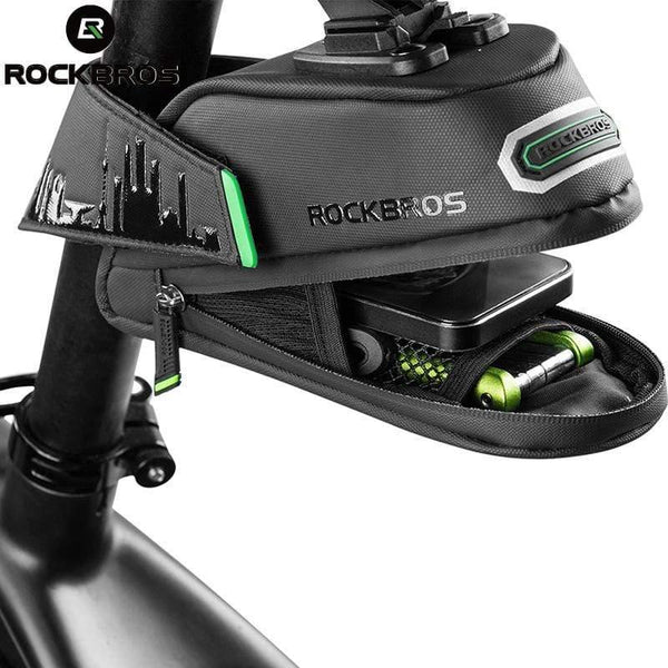 Planet Gates Small Black Bike Bag Bicycle Bag Shockproof Bike Saddle Bag For Bicycle Black Cycling Rear Seatpost Panniers MTB Bike Accessories