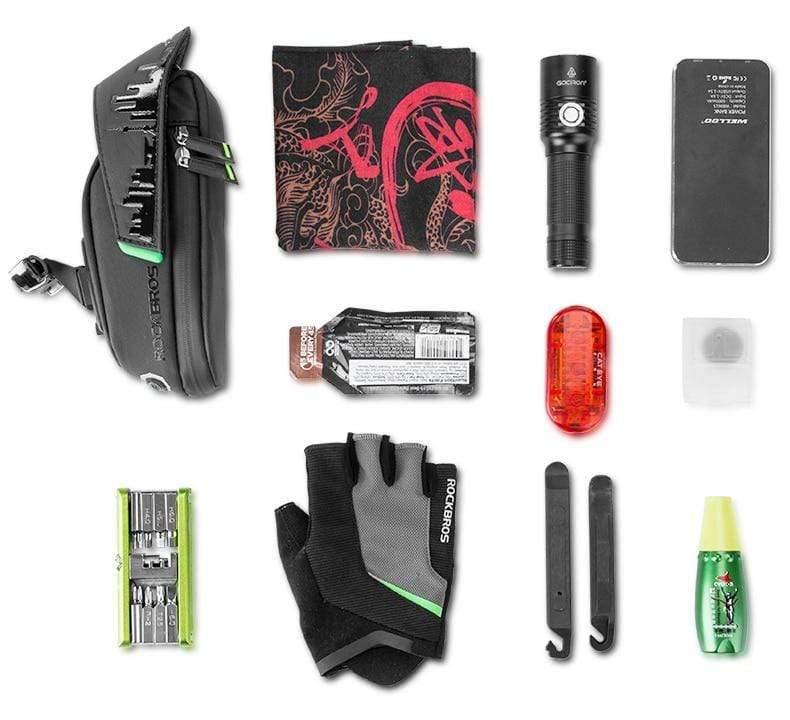Planet Gates Small Black Bike Bag Bicycle Bag Shockproof Bike Saddle Bag For Bicycle Black Cycling Rear Seatpost Panniers MTB Bike Accessories