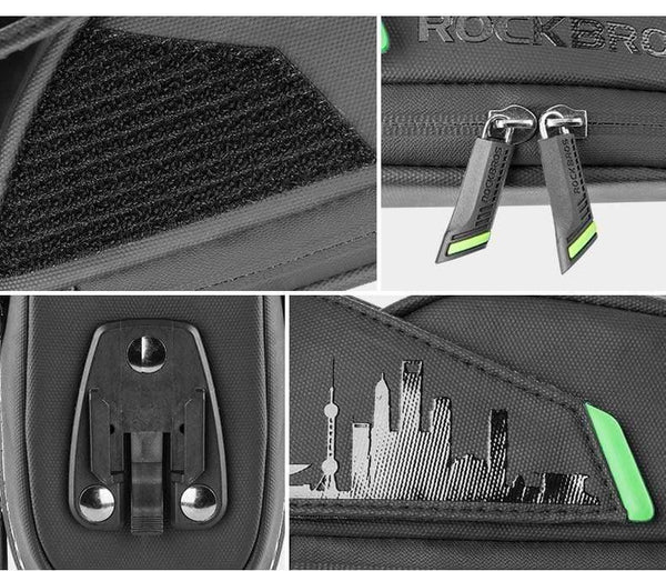 Planet Gates Small Black Bike Bag Bicycle Bag Shockproof Bike Saddle Bag For Bicycle Black Cycling Rear Seatpost Panniers MTB Bike Accessories