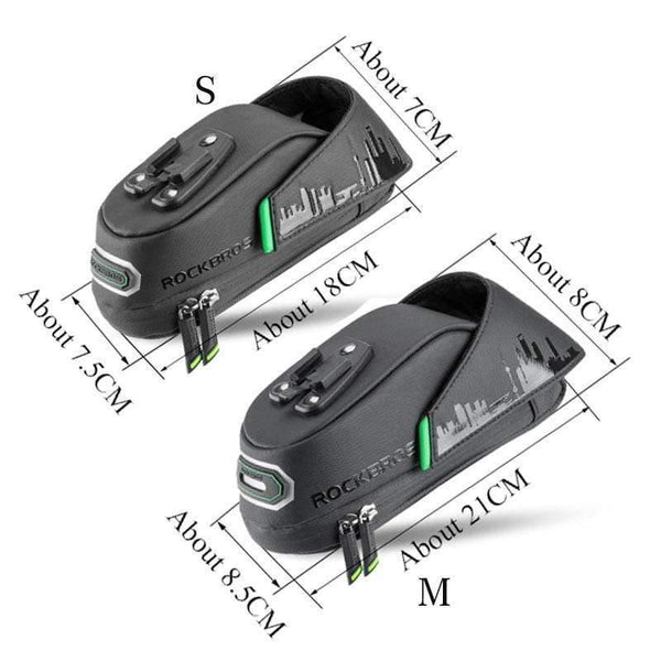 Planet Gates Small Black Bike Bag Bicycle Bag Shockproof Bike Saddle Bag For Bicycle Black Cycling Rear Seatpost Panniers MTB Bike Accessories