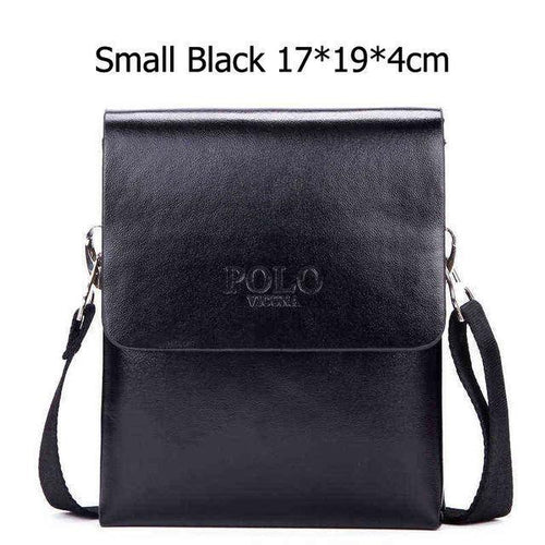 Planet Gates Small Black / China Double Pocket Soft Leather Men Messenger Bag Small 2 Layer Mens Travel Bag Mens Bag For Phone