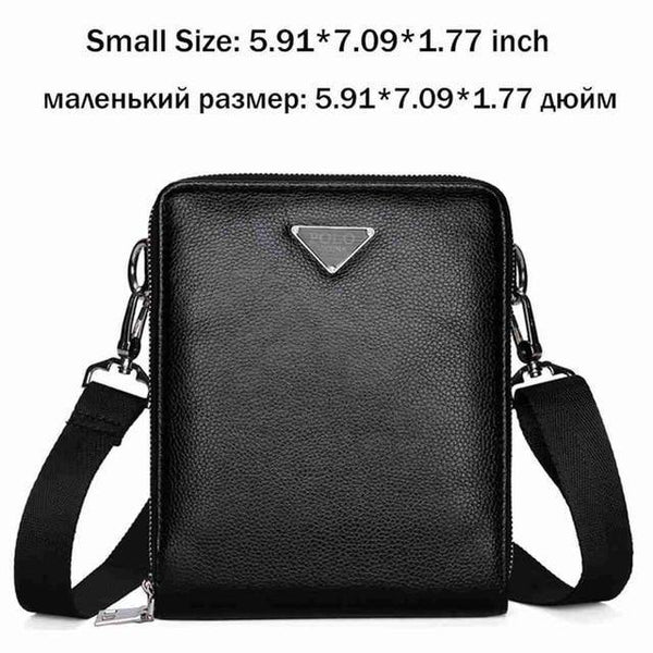 Planet Gates small black / China Luxury Brand Bags Leather Men's Single Shoulder Bag Double Pocket Men Bags Men Casual Crossbody Bag Handbag For Male