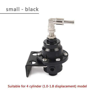 Planet Gates small-black Universal Adjustable Fuel Pressure Regulator tomei type With original gauge and instructions