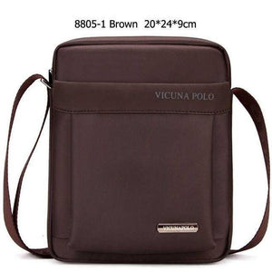 Planet Gates Small Brown / China Oxford Mens Crossbody Bag Promotion Casual Mens Shoulder Bags Black/Brown Leisure Brand Man Bag For iPad