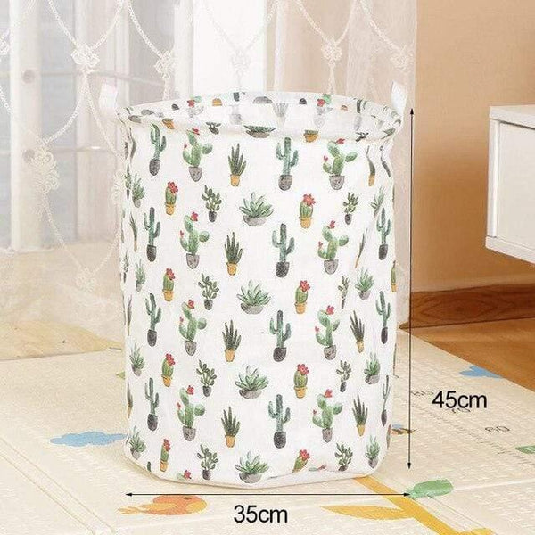 Planet Gates Small cactus Large Laundry Basket Waterproof Dirty Clothes hamper For Toy Washing Basket Dirty Clothes Sundries Storage Baskets Box