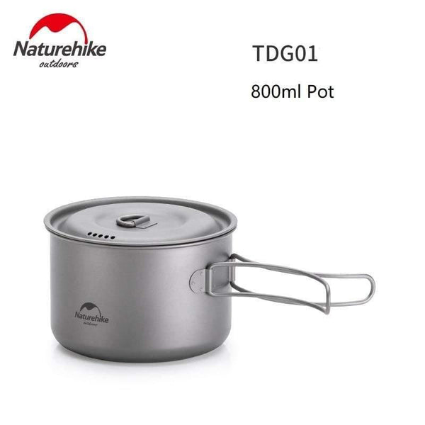 Planet Gates small Frying pan Outdoor Hiking Camping Picnic Tableware Titanium Pot Frying Pan Lightweight Camping Equipment 800ml 1250ml