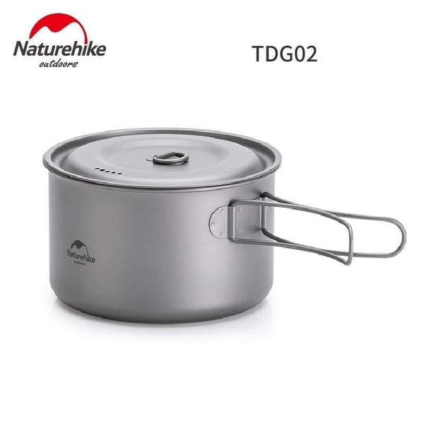 Planet Gates small Frying pan Outdoor Hiking Camping Picnic Tableware Titanium Pot Frying Pan Lightweight Camping Equipment 800ml 1250ml