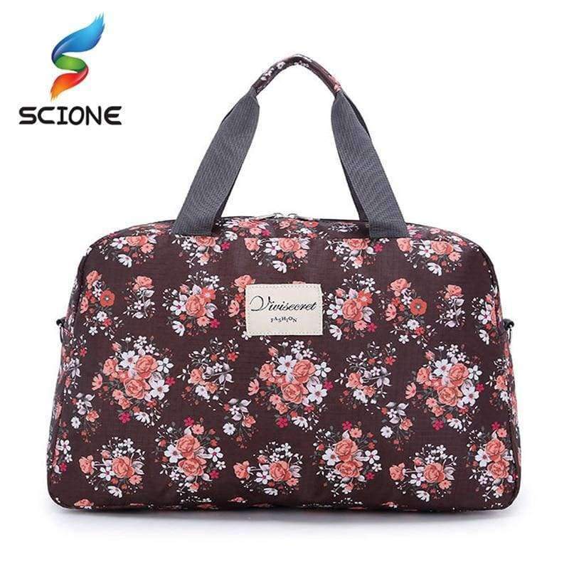 Planet Gates Small Gray Women Lady Large Capacity Floral Duffel Totes  Sport Bag Multifunction Portable Sports Travel  Luggage Gym Fitness Bag
