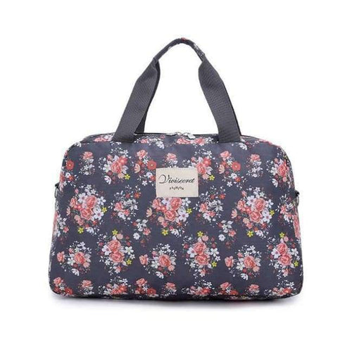 Planet Gates Small Gray Women Lady Large Capacity Floral Duffel Totes  Sport Bag Multifunction Portable Sports Travel  Luggage Gym Fitness Bag