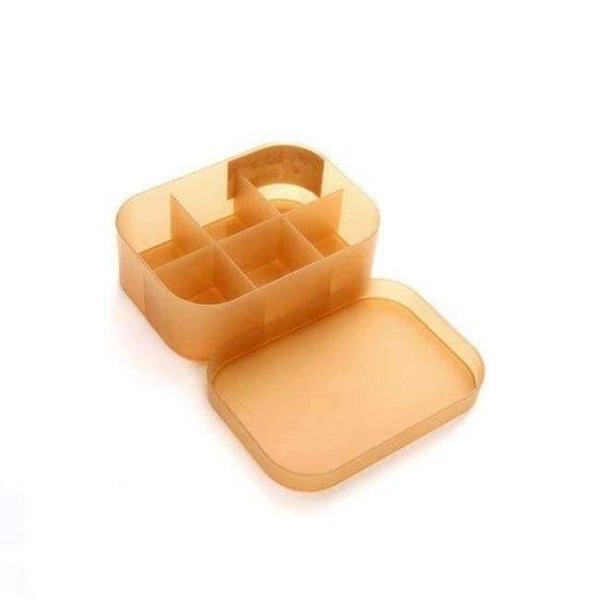 Planet Gates Small have grid 1 Transparent Plastic Storage Box for Cosmetics Jewelry Collection Cassette Cover jewelry Storage Case Home Storage Organization