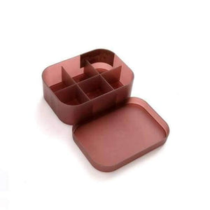 Planet Gates Small have grid 3 Transparent Plastic Storage Box for Cosmetics Jewelry Collection Cassette Cover jewelry Storage Case Home Storage Organization