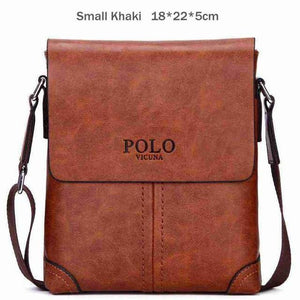 Planet Gates Small Khaki / China Unique Thread Design Mens Frosted PU Leather Messenger Bag Small Leisure Mens Bag Promotional Men Shoulder Bag New