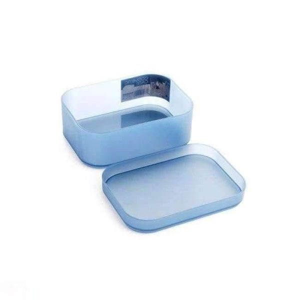 Planet Gates Small no grid 2 Transparent Plastic Storage Box for Cosmetics Jewelry Collection Cassette Cover jewelry Storage Case Home Storage Organization