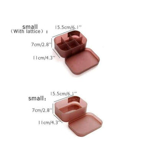 Planet Gates Small no grid Transparent Plastic Storage Box for Cosmetics Jewelry Collection Cassette Cover jewelry Storage Case Home Storage Organization