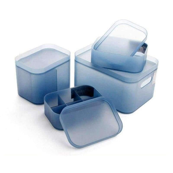 Planet Gates Small no grid Transparent Plastic Storage Box for Cosmetics Jewelry Collection Cassette Cover jewelry Storage Case Home Storage Organization