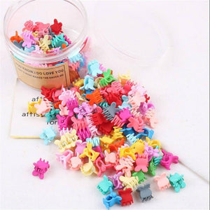 Small Plum Blossom Girl Cute Star Little Plum Hair Claw Lovely Hair Clips Child Cute Hairpin Woman Child Hair Accessories