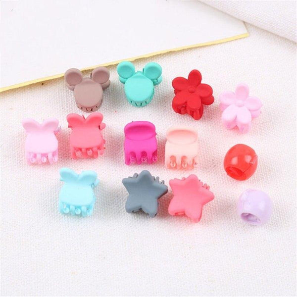 Small Plum Blossom Girl Cute Star Little Plum Hair Claw Lovely Hair Clips Child Cute Hairpin Woman Child Hair Accessories