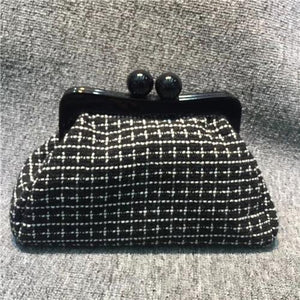 Planet Gates small quited Handbag Shoulder Bag Clip evening day clutches Acrylic Clip Crossbody Bag Zipper & Hasp Tote Bag Chain Party Wedding