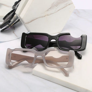 Planet Gates Small Rectangle Sunglasses Men Women Vintage Square Black Gradient Sun Glasses Fashoin Personality Retro Brand Eyeglasses