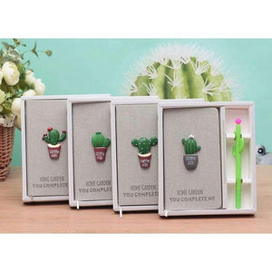 Planet Gates Small Refreshing Notepad Hand Account Cactus Notebook Student Gift Wholesale Office & School Supplies Writing Pads