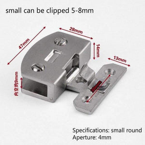 1 Pcs High Quality Free Opening Wine Cabinet Cabinet Glass Hinge Furniture Hardware Accessories Cake Cabinet Glass Hinge