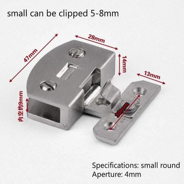 1 Pcs High Quality Free Opening Wine Cabinet Cabinet Glass Hinge Furniture Hardware Accessories Cake Cabinet Glass Hinge