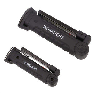 New Foldable Usb Camping Light Flashlight Work Lamp Rechargeable Built In Battery With Hook Magnet For Outdoor Camping Fishing