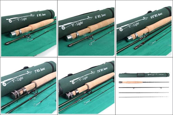Planet Gates Small Stream Creek Fly Fishing Rod IM10 SK 30T Carbon Medium Fast Action With Cordura Tube Super Light Fly Rod
