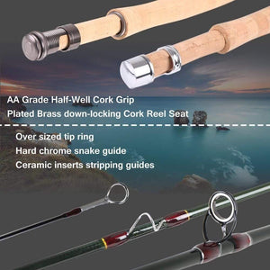 Planet Gates Small Stream Creek Fly Fishing Rod IM10 SK 30T Carbon Medium Fast Action With Cordura Tube Super Light Fly Rod
