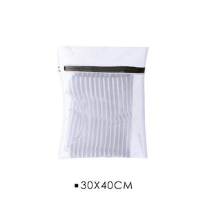 White Nylon Laundry Bag Bra Socks Underwear Clothes Washing Machine Protection Net Mesh Bags Laundry Basket Laundry Hamper