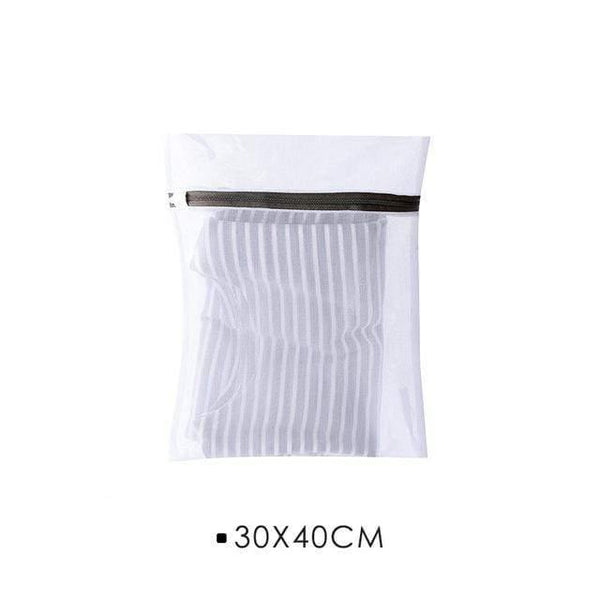 White Nylon Laundry Bag Bra Socks Underwear Clothes Washing Machine Protection Net Mesh Bags Laundry Basket Laundry Hamper
