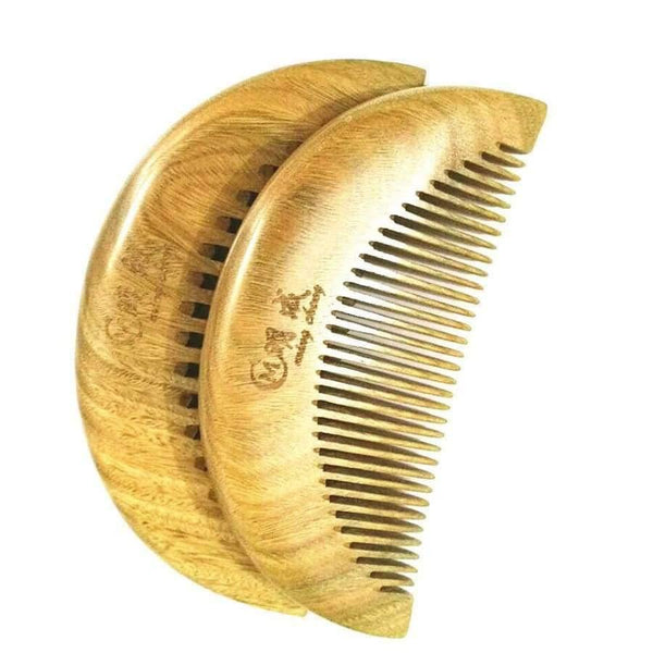Planet Gates Small Wooden Comb Green Sandalwood Comb Hair Brush Styling Tools Hair Care Comb For Hair Combs Hair Care & Styling