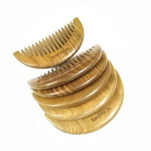 Planet Gates Small Wooden Comb Green Sandalwood Comb Hair Brush Styling Tools Hair Care Comb For Hair Combs Hair Care & Styling