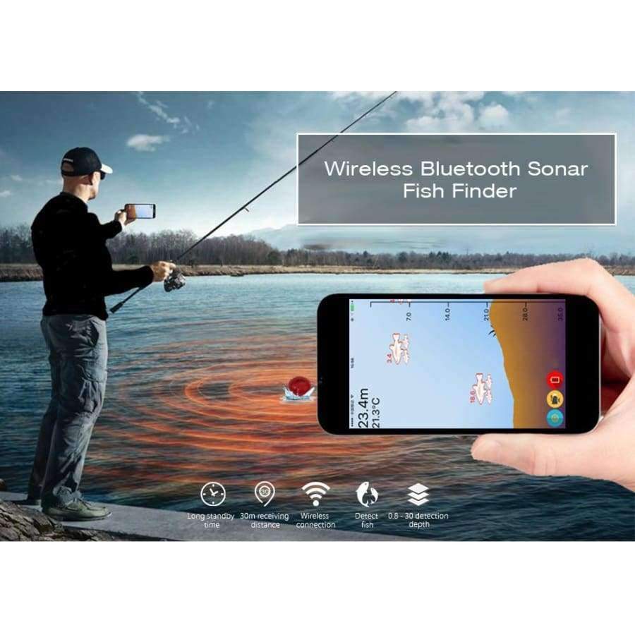 Planet Gates Smart Fish Finder Sonar Echo Sounder Sea Lake Fishing Detect iOS Android App Fishfinder Wireless Sonar Fish Finder