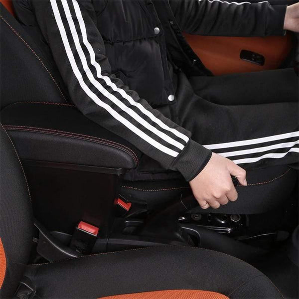 Planet Gates Smart for two armrest box universal car center console smart forfour caja  modification double raised with USB No assembly