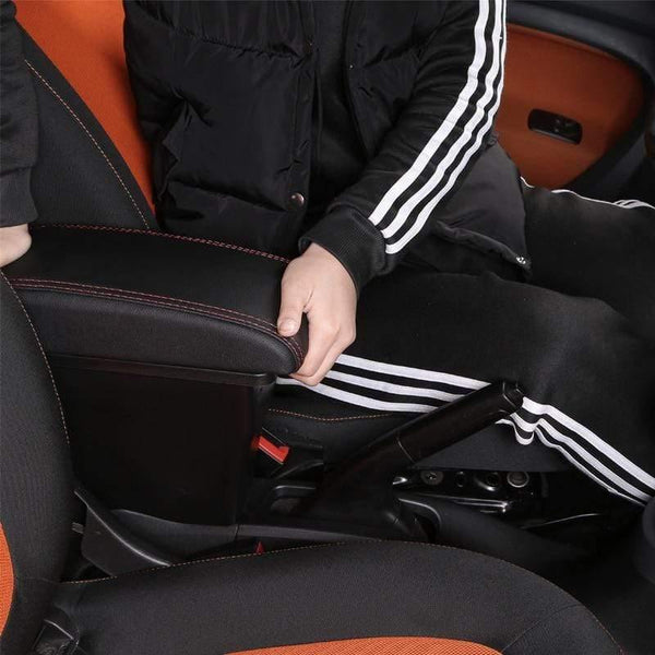 Planet Gates Smart for two armrest box universal car center console smart forfour caja  modification double raised with USB No assembly