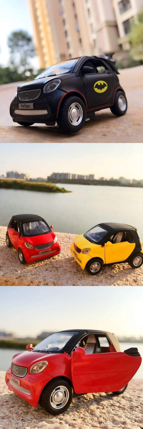 Planet Gates Smart Fortwo Toy Vehicles Diecast Model Cars-Toy For Children Metal Cars For Birthday Decoration