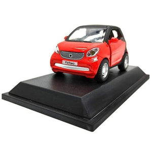 Planet Gates Smart II Red Smart Fortwo Toy Vehicles Diecast Model Cars-Toy For Children Metal Cars For Birthday Decoration