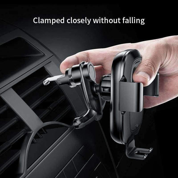 Planet Gates Smart Infrared Sensing Wireless Car Charger Holder For iPhone Xs Max XR Samsung Note9 Wireless Charging Car Phone Holder