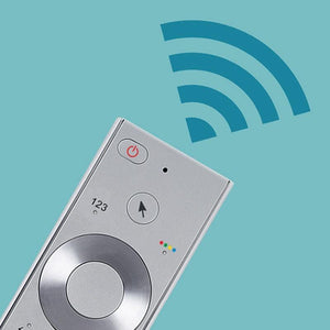 Planet Gates Smart Remote Control for Samsung TV Air Mouse 2.4G+ Infrared Remote Control Built-in Gyroscope Smart chip television accessories (silver)