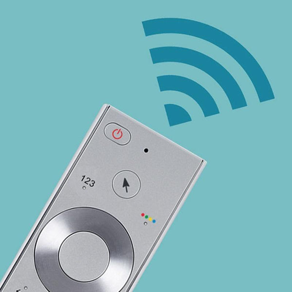 Planet Gates Smart Remote Control for Samsung TV Air Mouse 2.4G+ Infrared Remote Control Built-in Gyroscope Smart chip television accessories (silver)